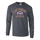 LSU Tigers Long Sleeve Tshirt Football Heather Gray