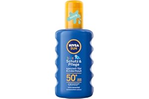 Nivea Sun Sun Spray for Children, SPF 50+, 200 ml Spray Bottle, Kids Protection & Care