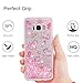 Galaxy S8 Case, Galaxy S8 Glitter Liquid Case Protective Bumper Case Floating Bling Sparkle Quicksand Pretty Fashion Design for Samsung Galaxy S8, Unicorn