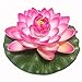 Emmix Artificial Water Lilies Foam Floating Lotus Flower for Pool Decoration and Pond Decoration 7