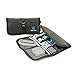ElecTrek Products Roll-Up Organizer- Compact Water-Resistant Bag organizes and Protects Electronic Accessories Including adaptors, Chargers, USB Drives, Cables and Cords. Perfect for Daily use!