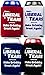 Republican Supporting Liberal Tears Drink Insulators 4 Pack in Black, Red, White, and Blue. Perfect American Patriotic Gift for Dad, Husband and Conservatives. Collapsible Coolers for 12oz - 16oz cans