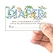 Watercolor Jungle Animals Diaper Raffle Tickets for Boy Baby Showers, 20 2