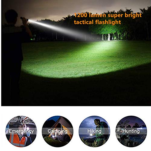 image for BESTSUN Tactical Flashlight 1200 Lumen Super Bright Hunting Light with