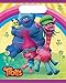 Trolls Birthday Party Supplies | Troll Party Decorations | Includes Paper Plates, Napkins, Cups and Disposable Trolls Tablecloth | Princess Poppy Birthday Party Supplies Serves 16