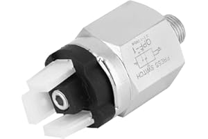 HYUDUO Pneumatic Adjustable Diaphragm Pressure Switch /8in NC/NO 0.1-1.0Mpa Switch Normally Open and Close Integrated