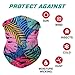 SoJourner Bags Neck Gaiter Face Mask Bandana (9 Pack) - Neck Gators Face Coverings for Men & Women I Festival Accessories| Halloween (Floral Series)