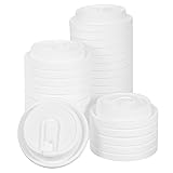 uxcell Disposable Coffee Cup Lids, 50 Count 89mm