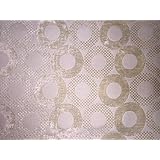 Beige Twinkling Rings Synthetic Suede 58 Inch Fabric
