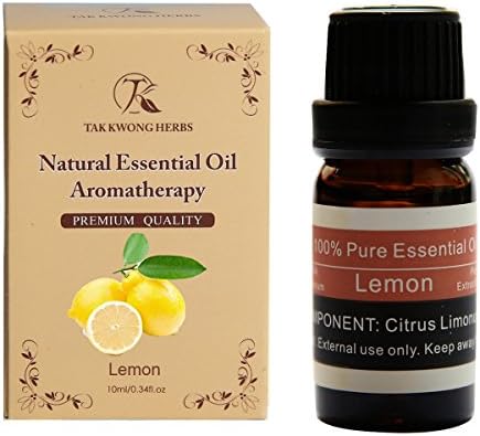 TKH Lemon Pure Essential Oil Therapeutic Fruit/Plant Essence Extracted 10ml Pressure Release…