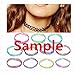 LEFINIS Stretchable Gothic Tattoo Choker Hippy Elastic Pendant Necklace 10pcs Set