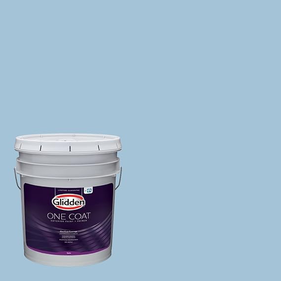 Glidden Exterior Paint + Primer Teal/Aqua Exterior Paint