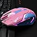 Gaming Mouse, Backlit Optical Game Mice Ergonomic USB Wired with 2400 DPI and 6 Buttons 4 Shooting for Pro Game PC Computer Laptop Desktop Mac (Pink)thumb 3