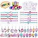 LEEHUR Unicorn Mermaid Party Favors Supplies for Kid 60pcs Bracelet Ring Keychain Tattoo Stamper Girl Boy Reward Prizes Birthday Souvenirs Carnival Event Goodies Bag Filler Christmas Stocking Stuffers