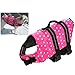 Assorted Color Choice Pet Dog Saver Life Vest Coat Flotation Float Life Jacket Aid Buoyancy Medium (Pink)