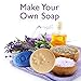 KLEMOO Silicone Soap Molds, Non-stick Soap Making Supplies, 16-Pack Silicone Molds for Soap Making & Baking, Cupcake Liners Muffin Pan, Make Your Own Handmade Soap