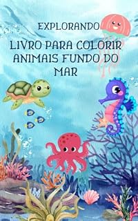 Livro Livro para Colorir animais: Fundo do Mar