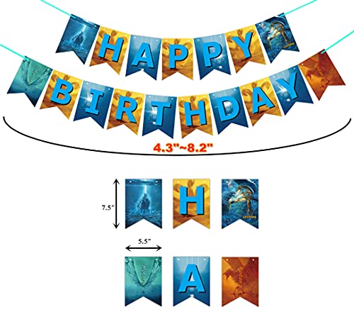Godzilla Happy Birthday Banner Decorations,Godzilla:King of the ...