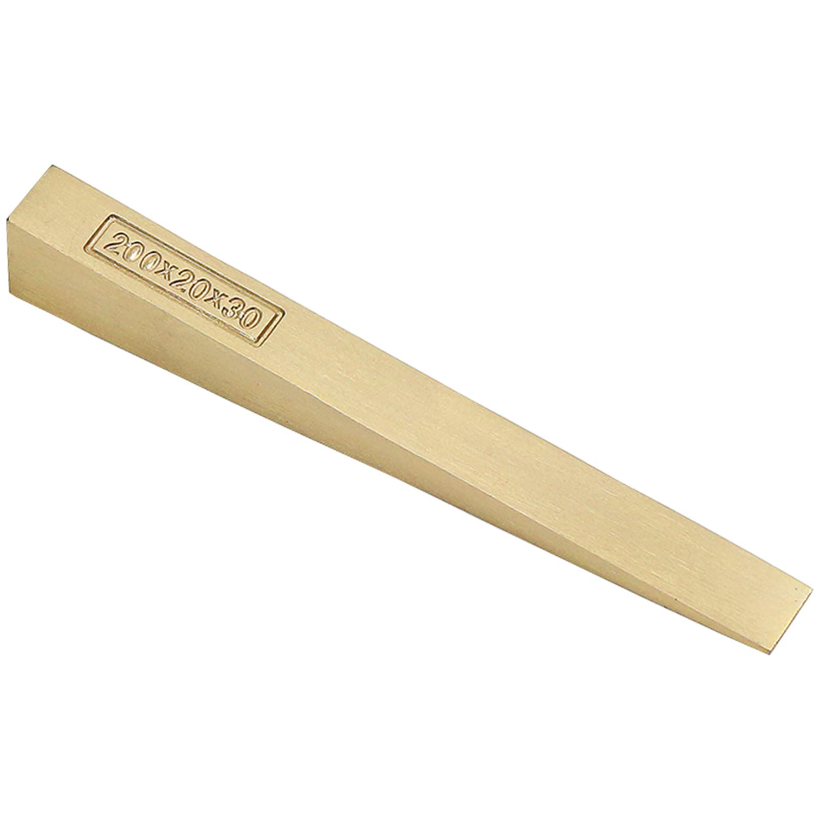 WEDO Non-Sparking Flange Wedge,Spark-Free Safety Flange Wedge,Die-Forged,Corrosion Resistant,DIN Standard, Aluminum Bronze,30x20x200mm(1-1/6"x7/9"x8"),Pipefitting Welding Tool,BAM&FM Certificate