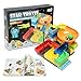 FUNTOK Marble Run Railway Construction Toys Star Travel Game 36pcs Building Blocks Toys for Child