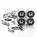 Wrench Keychain Chrome Tire Valve Stem Caps For Honda