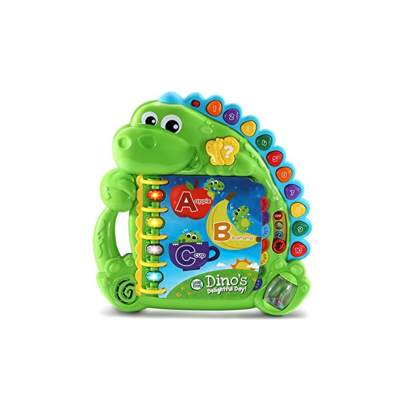 LeapFrog Dino’s Delightful Day Alphabet Book, Green