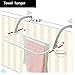 TOAO Indoor/Outdoor Easy Install Folding Clothes Drying Rack-Hanging Over The Door or on Bathroom Windowsill Guardrail Corridor Balcony