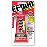 E6000 Premium Industrial Strength Contact Adhesive - Permanent, Waterproof, Extreme Flexibility for Indoor/Outdoor Use - Safe On PVC, Acrylic, Fiberglass, Wood, Metal, Fabric, Ceramic, Glass, Cement