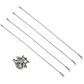BAIRONG 4pcs Replacement Lid Strap with 12pcs Screws for Coleman or Igloo Coolers Stainless Steel Cooler Parts, Plastic Coated Silver