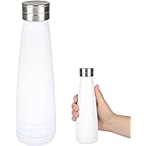 Double Wall Sports Bottle 13.5 Oz, White Matte, Insulated Drinkware, 1 Piece