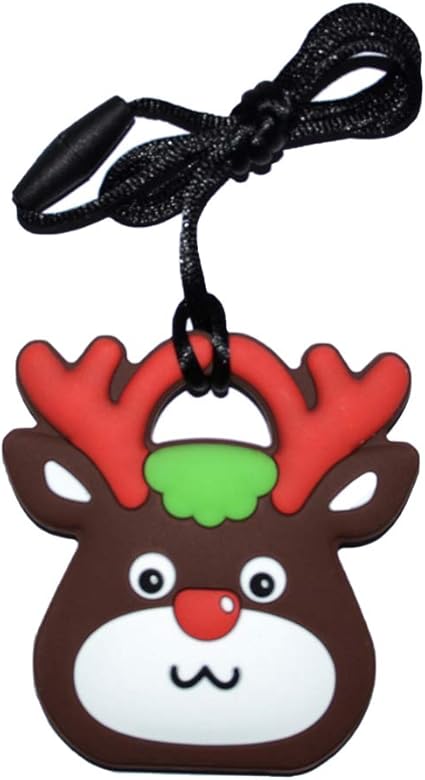 Toyvian Anello da dentizione in Silicone per Bambini, a Forma di Renna,  Giocattolo, Festa di Natale, Regalo per Bambini, Unisex, con Catena:  Amazon.it: Casa e cucina