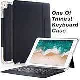 Valkit Bluetooth Keyboard for iPad Pro 12.9, iPad Pro 12.9 Keyboard Case, Wireless Smart Stand Protective Shockproof Heavy Duty Impact Back Cover for Apple iPad Pro 12.9 Inch, Black