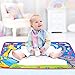 Stockyfy Aqua Magic Mat Water Doodle Mat Water Drawing Play Mat Size 29.5 × 20.4 Inches for Kids Boys Grils Educational Toys with 2 Magic Pens and Animals Templates
