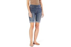 Signature by Levi Strauss & Co. Gold Label Women's Totally Shaping Pull on Bermuda Shorts (Available in Plus Size)