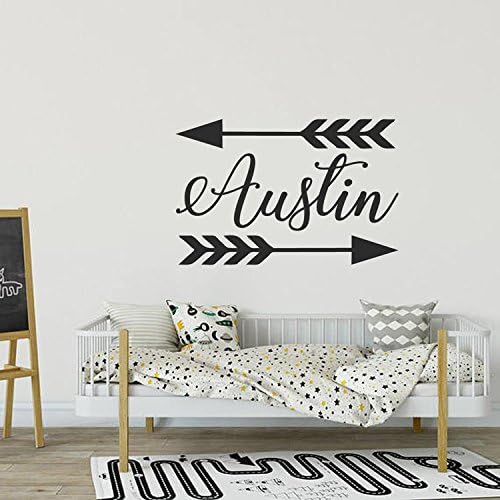 Arrow Wall Decal Kids Wall Decal Boho Wall Decal Nursery Decor Personalized Boys Name Wall Decal