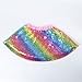 Tao-Ge Sequin Skirts for Girls Rainbow Glitter Skirts for Unicorn Party, Halloween Party, Ballarina Costumes