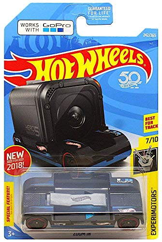Hot Wheels 2018 50th Anniversary Experimotors Zoom In 242/365, Black