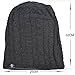 VECRY Men's Slouch Beanie Skull Cap Long Baggy Hip-Hop Winter Summer Hat (Cable-White)