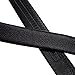 Vbiger Men's 35mm Genuine Leather Belt without Buckle Ratchet Belt (45.3 inches, Black)