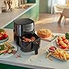 Philips-Essential-Air-Fryer-with-Rapid-Air-Technology-08Kg-41L-1400-Watt-Black-HD925291 Philips Essential Air Fryer - 4.1 L, 0.8Kg, 1400 watt, Recipes (NutriU App), 7 cook presets, Rapid Air Technology…