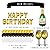 Gold Birthday and Champagne Balloon Set - Birthday Party Decorations - 21st - 30th - 40th - 50th - Funny Birthday Party Supplies