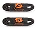 OrthoStep Waxed Very Thin Dress Round Dark Brown 27 inch Shoelaces 2 Pair Pack