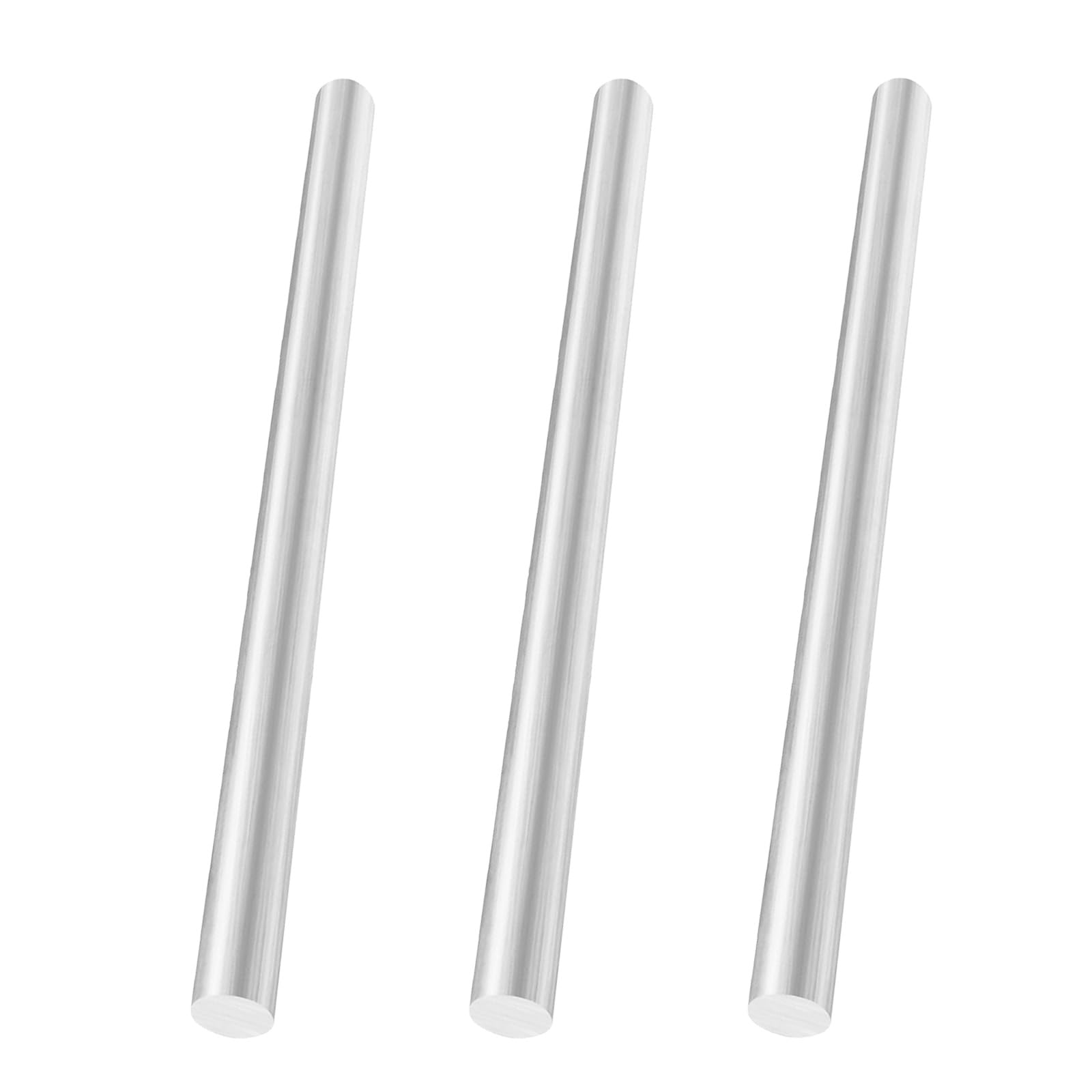 Photo 1 of 1/2” 6061-T6 Solid Aluminum Rod 16” Long,Phiowocx 3 Pack 0.51”(13MM) Diameter Metal Extruded Lathe Bar Stock,Smooth Aluminum Bars for Industrial, DIY Craft,Metal Working Hobbies(13 x 407mm)