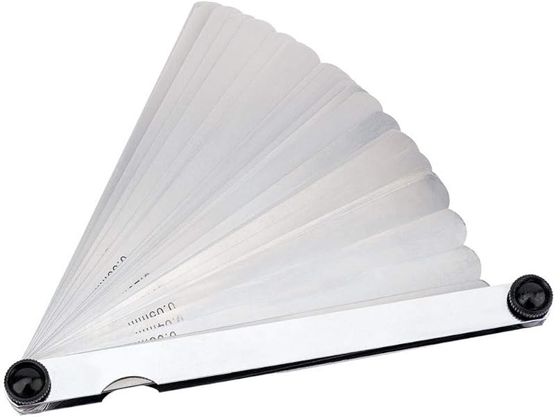 Draper 51727 Dual Marked Long Feeler Gauge 150mm Tapered Blades Metric Imperial