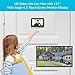 LaView Wireless Video Doorbell, Wi-Fi Door Bell Camera, Peephole Camera with LED Touch Screen, Wire-Free/Rechargeable Battery/Night Vision/Two-Way Audio/Mobile View