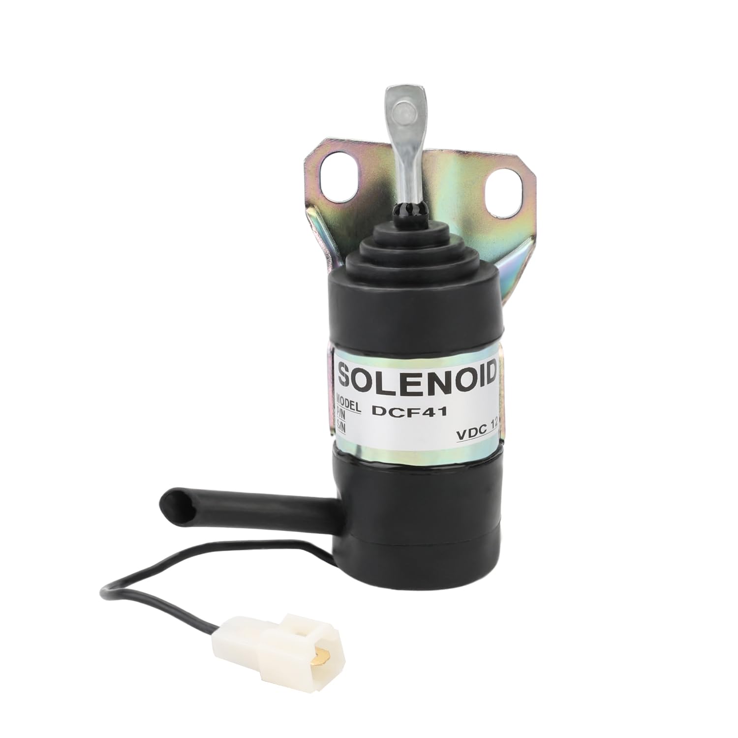 Photo 1 of WMPHE 12V Fuel Shut Off Solenoid Compatible with Kubota B1250 B1750 L2250 L2650 L3010 L35 M4030 M4900 Replacement for 15471-60010 052600-1001 052600-1000
