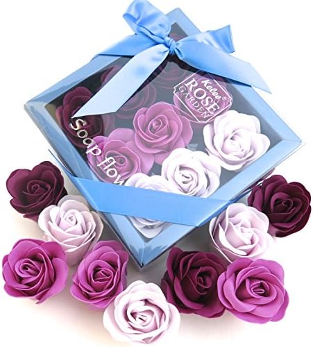 Valentine's Day Purple Rose bath bombs, Colorful Charming Rose Flower, lovely gift for mom, all purple,