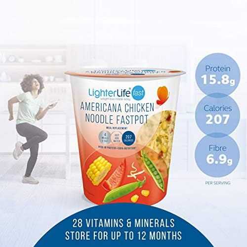 LighterLife Chicken Noodle FastPot, Weight Loss Meal Replacement Meal Pot - Image 4
