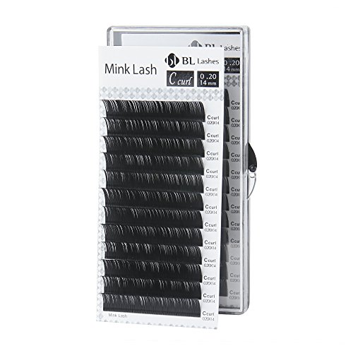 Eyelash Extension BL Mink Lash C Curl Thickness 0.20mm (0.20X14mm)