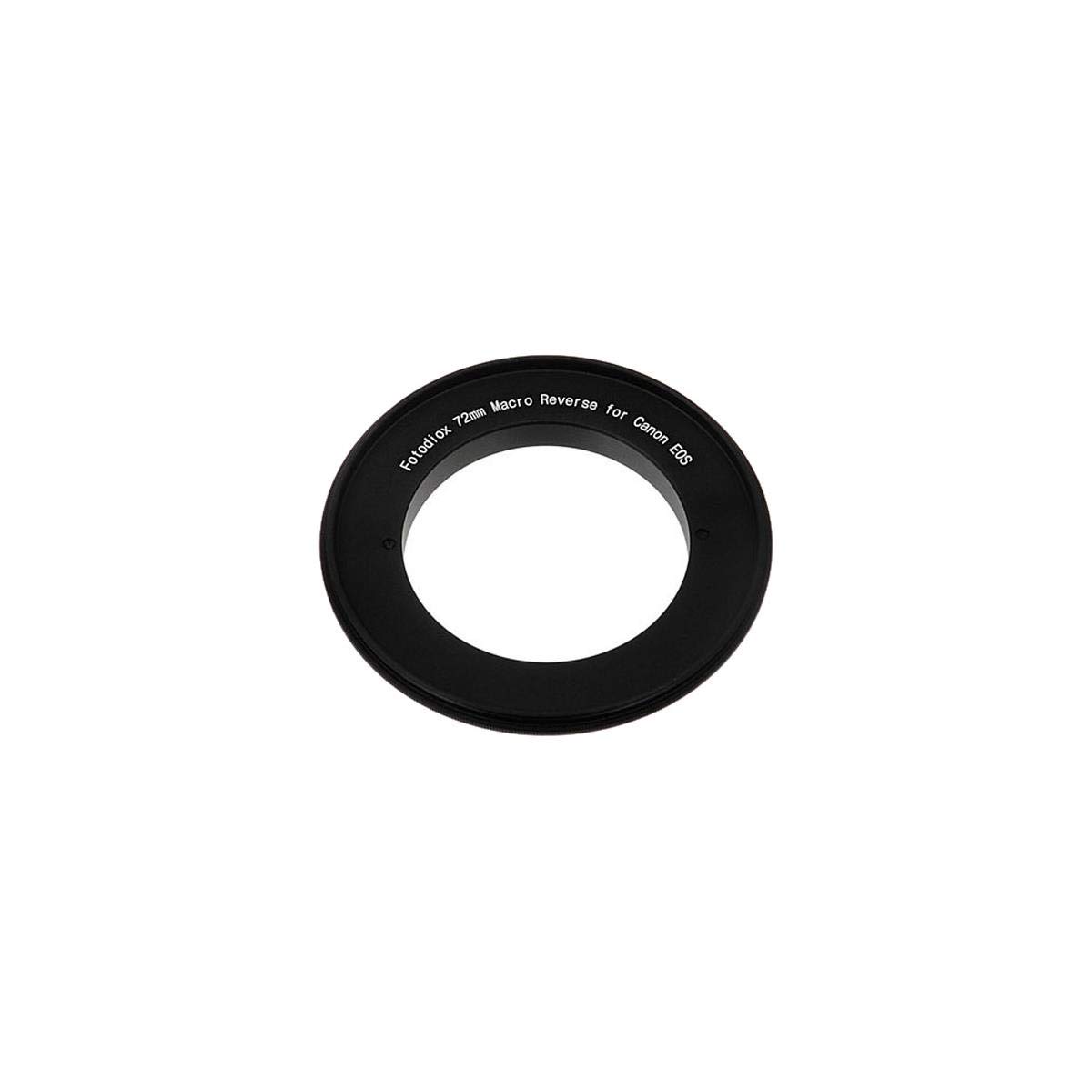 Fotodiox 72mm Macro Reverse Mount Adapter for Canon EOS Camera with 72mm filter thread lenses